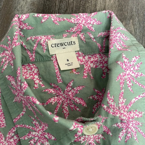 Crewcuts Palm Tree and Elephant Shirtdress - 8 - Picture 4 of 8